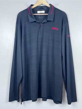 Nike NFL On Field Men's Atlanta Falcons Coach Dwayne Ledford Polo Shirt Size XXL